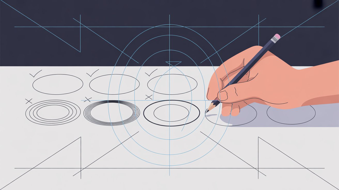 Can You Perfectly Draw Circles Without Tools?