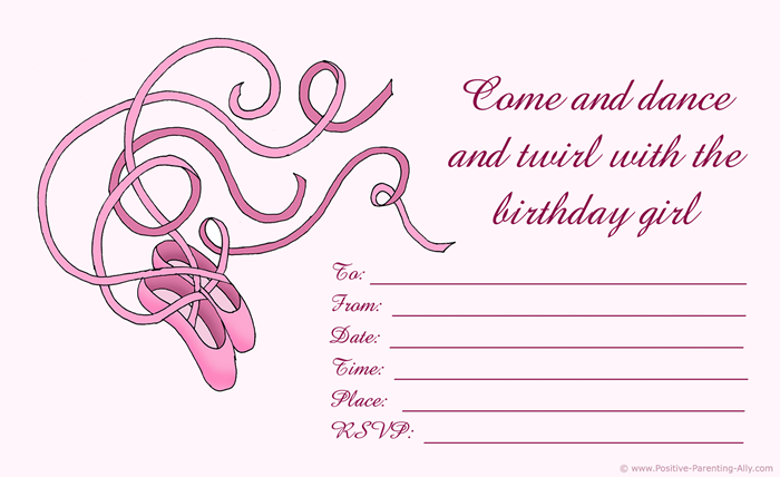 Free Birthday Invitation