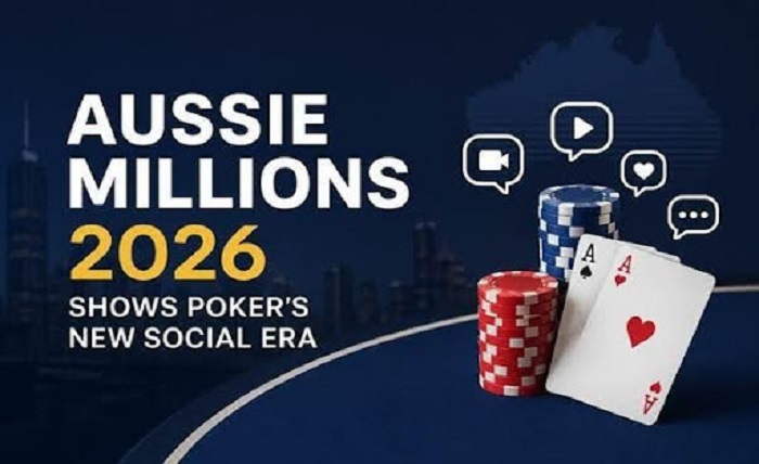 Aussie Millions poker social banner