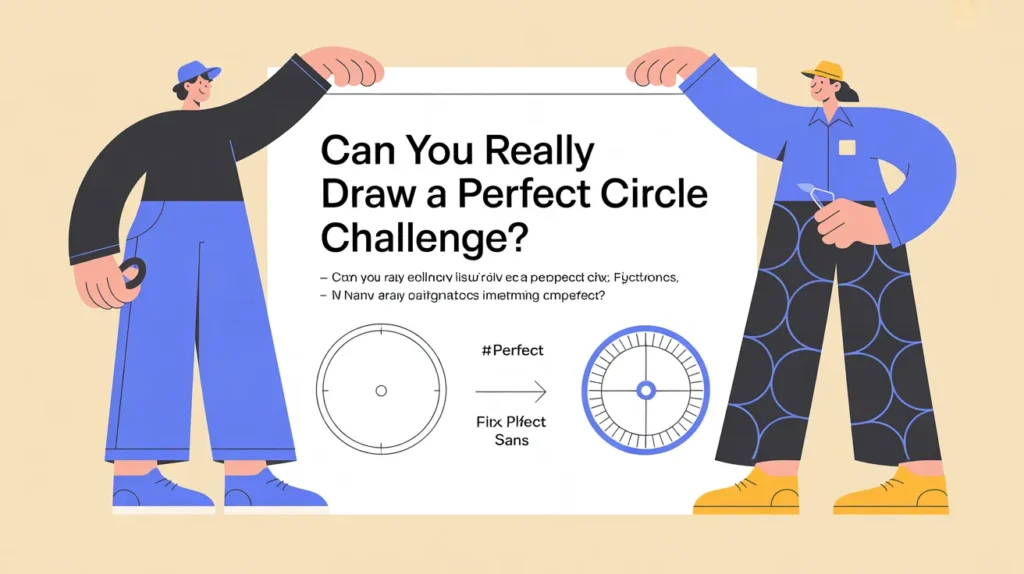 Can You Really Draw a Perfect Circle Challenge?
