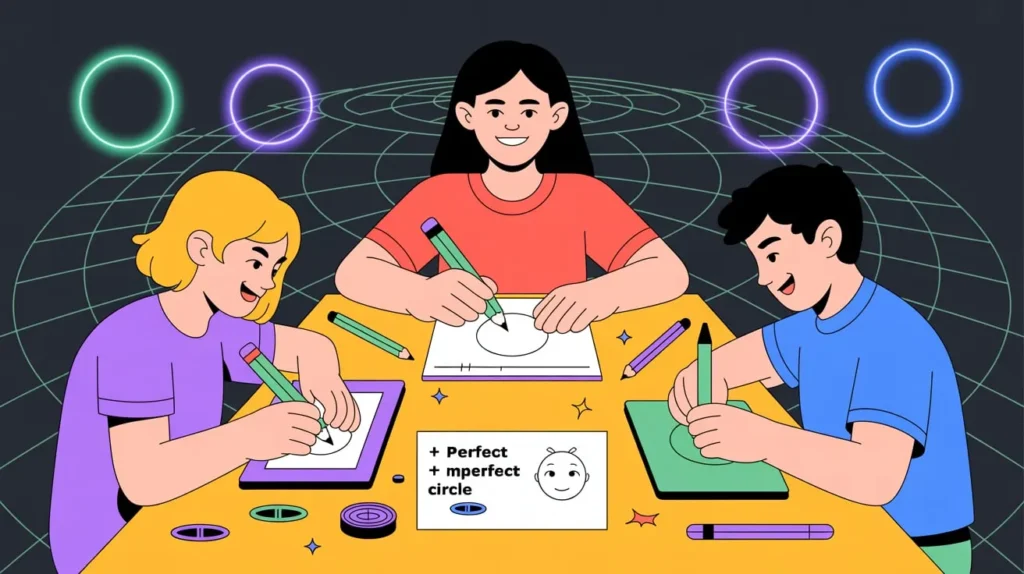 circle drawing contests