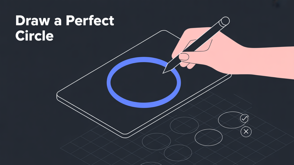 Draw A Perfect Circle Online Circle Drawing Tool Game