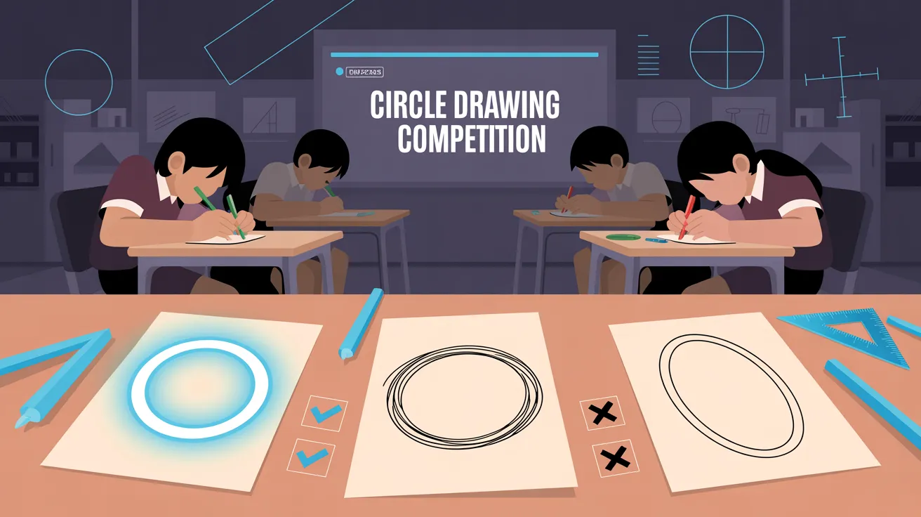 School Circle Drawing Competition: Who Nailed It Best?