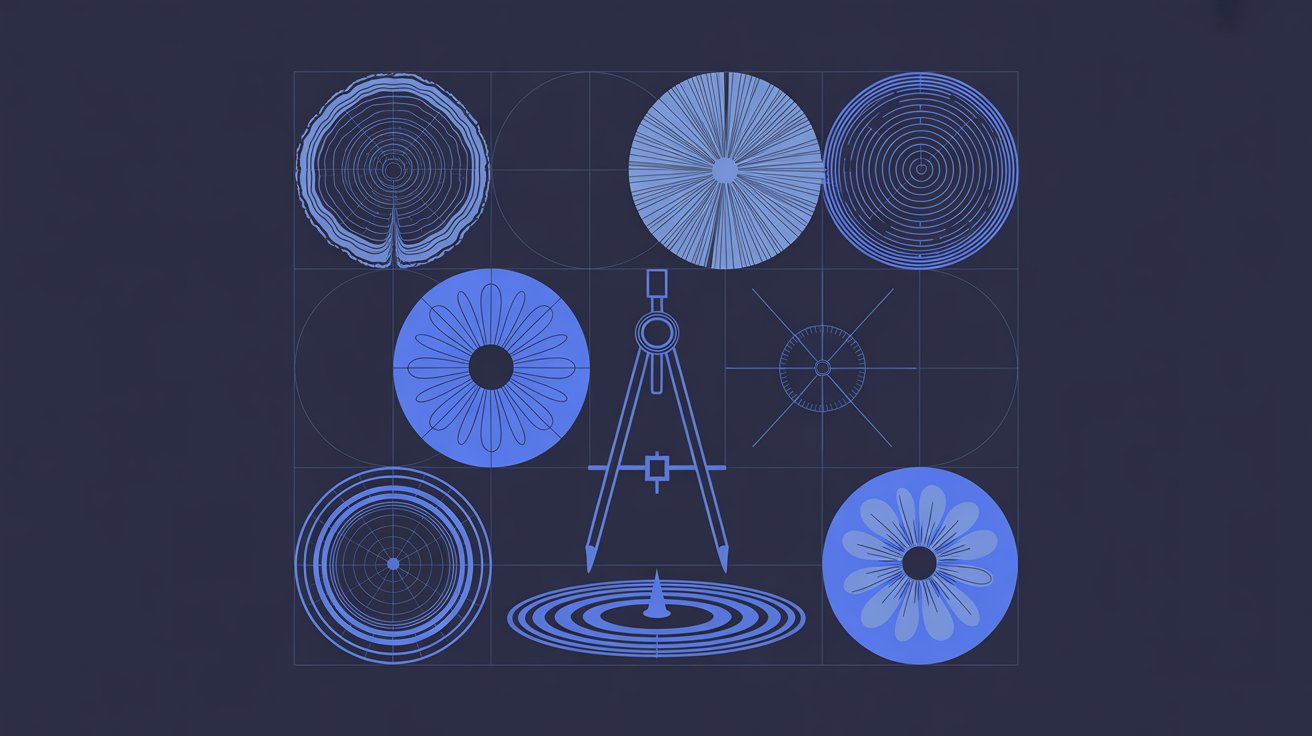 The Hidden Geometry Behind Circles in Nature