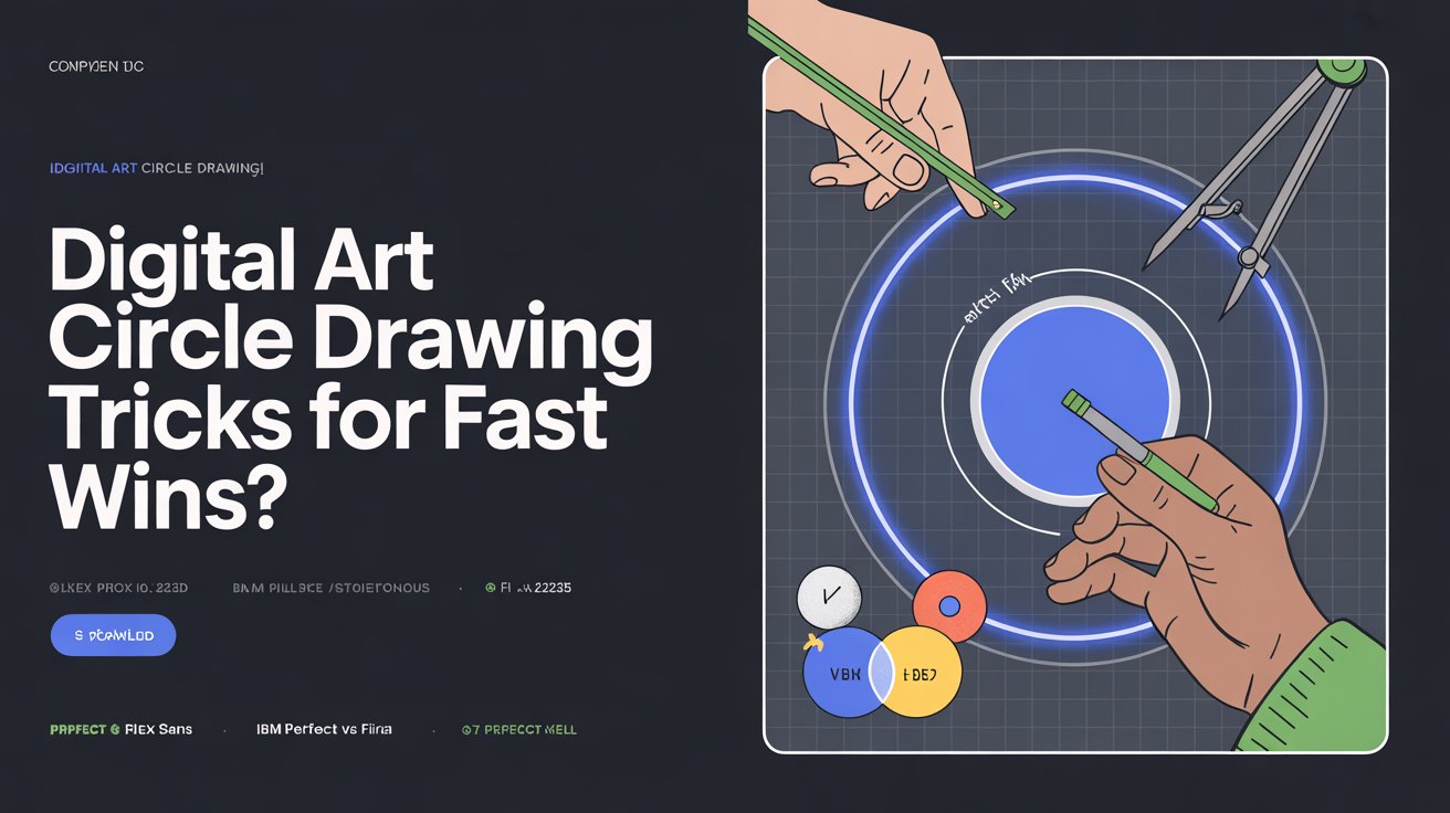 Digital Art Circle Drawing Tricks for Fast Wins