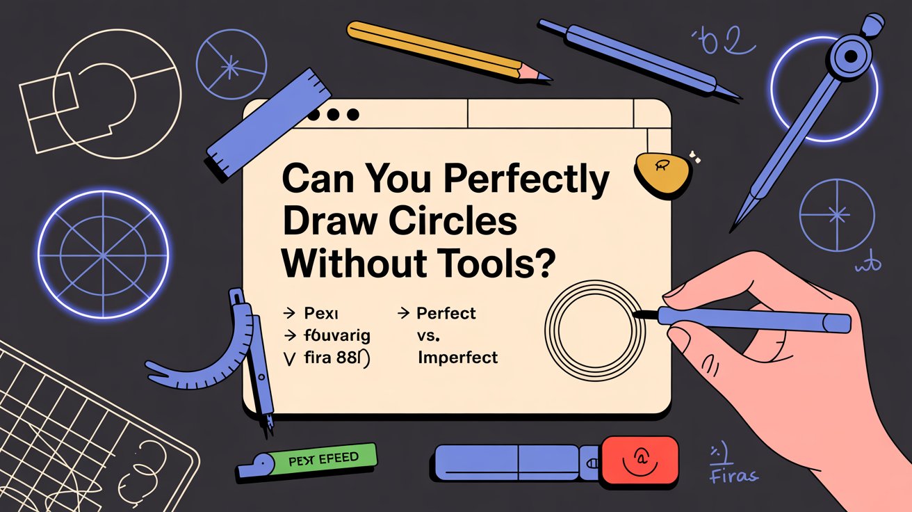 Can You Perfectly Draw Circles Without Tools?