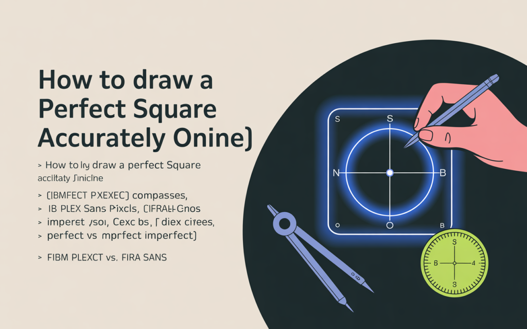 How to Draw a Perfect Square